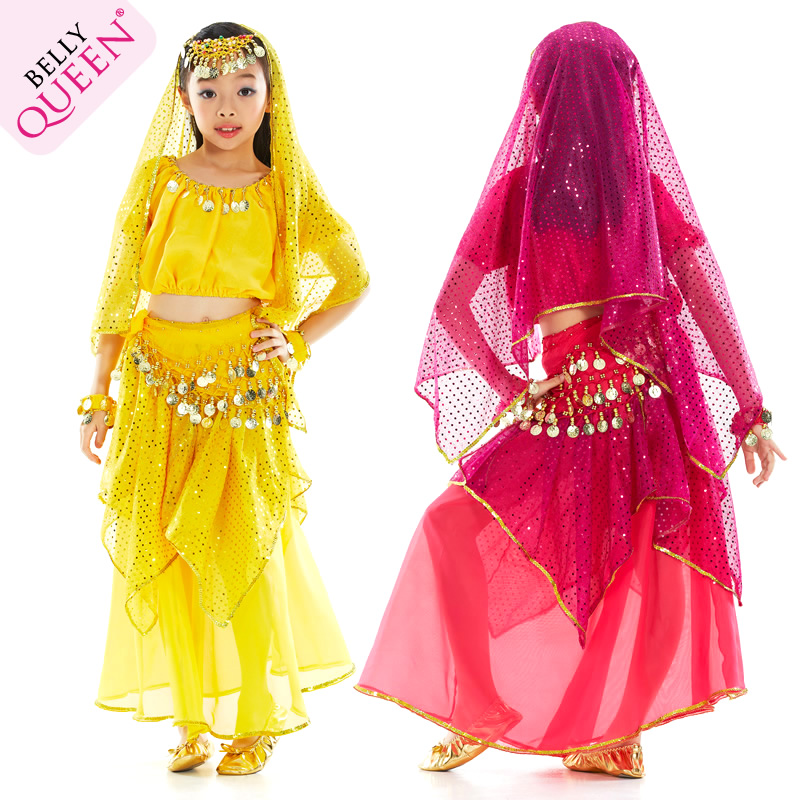 Dancewear Polyester Belly Dance Costumes For Children